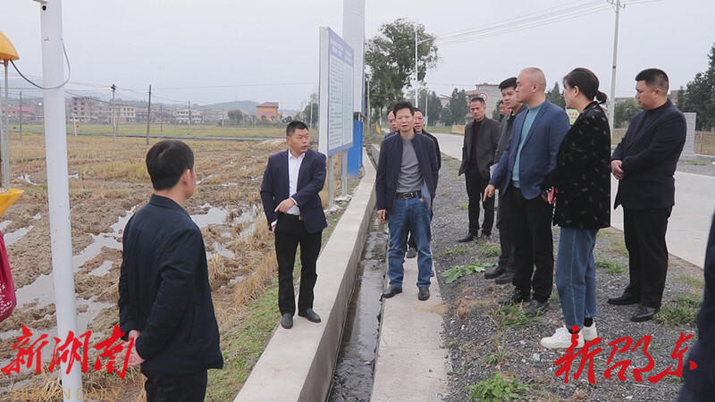 李佑军带队调度省级粮食生产万亩综合示范片建设_邵阳头条网